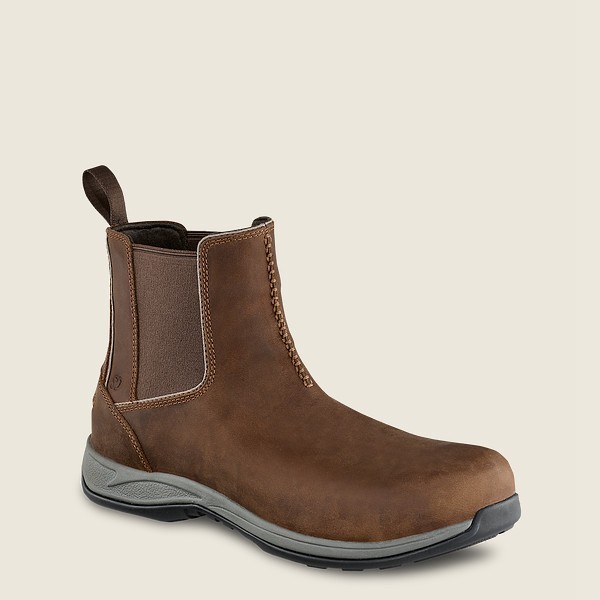 Botas de Seguridad Red Wing Hombre Marrom - Comfortpro - 6-Inch Toe Romeo - 506-NDKQIR